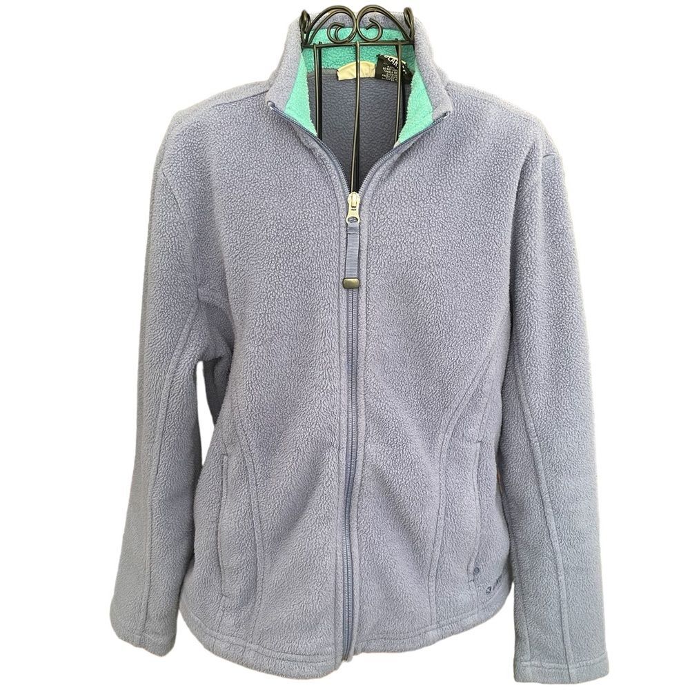 Gander Mtn Polartec Fleece Zip Jacket w/Drawstring Waist Zip pockets Women Med